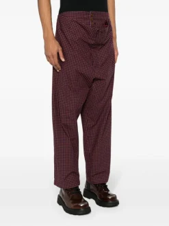 VIVIENNE WESTWOOD. Pantaloni<PANTALONE ALIEN Nero, Rosso