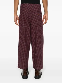 VIVIENNE WESTWOOD. Pantaloni<PANTALONE ALIEN Nero, Rosso