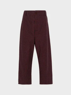VIVIENNE WESTWOOD. Pantaloni<PANTALONE ALIEN Nero, Rosso
