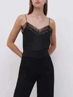 SIMKHAI Pantaloni<PANTALONE ARIAH FRONT SLIT Nero