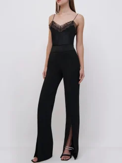 SIMKHAI Pantaloni<PANTALONE ARIAH FRONT SLIT Nero