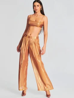 RETROFETE Pantaloni<PANTALONE ARISTA Arancione