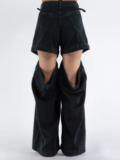 THE ATTICO Pantaloni<PANTALONE ASHTON LONG Nero