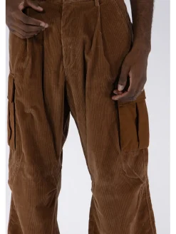 MONCLER Pantaloni<PANTALONE BAGGY Marrone