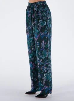 ISABEL MARANT Pantaloni<PANTALONE BENTON Azzurro, Nero, Verde, Viola