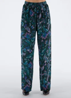 ISABEL MARANT Pantaloni<PANTALONE BENTON Azzurro, Nero, Verde, Viola