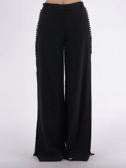 SIMKHAI. Pantaloni<PANTALONE BLOSSOM PLEATED Nero