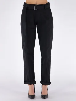 TOM FORD Pantaloni<PANTALONE BOYFRIEND FIT BELT Nero