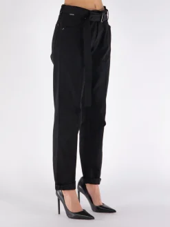 TOM FORD Pantaloni<PANTALONE BOYFRIEND FIT BELT Nero