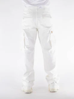 CARHARTT WIP Pantaloni<PANTALONE CARGO Bianco