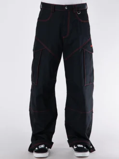 OFF-WHITE Pantaloni<PANTALONE CARGO ARROW Nero, Rosso