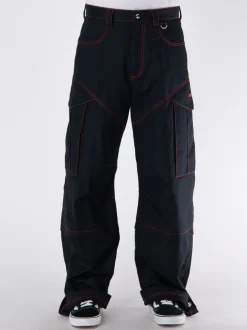 OFF-WHITE Pantaloni<PANTALONE CARGO ARROW Nero, Rosso