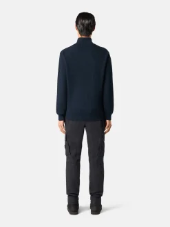 STONE ISLAND Pantaloni<PANTALONE CARGO BRUSHED ORGANIC COTTON CANVAS OLD EFFECT Blu