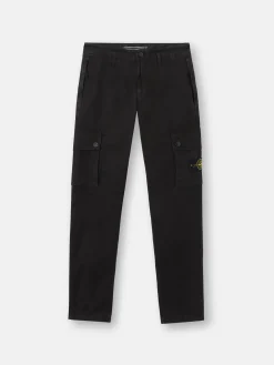 STONE ISLAND Pantaloni<PANTALONE CARGO BRUSHED ORGANIC COTTON CANVAS OLD EFFECT Giallo, Nero, Verde