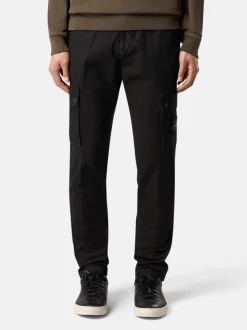 STONE ISLAND Pantaloni<PANTALONE CARGO BRUSHED ORGANIC COTTON CANVAS OLD EFFECT Giallo, Nero, Verde