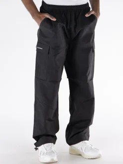 POP TRADING COMPANY Pantaloni<PANTALONE CARGO TRACK Nero
