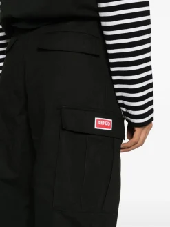 KENZO Pantaloni<PANTALONE CARGO WORKWEAR Nero
