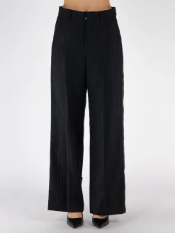 SACAI Pantaloni<PANTALONE CHALK STRIPE Nero