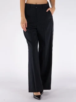 SACAI Pantaloni<PANTALONE CHALK STRIPE Nero