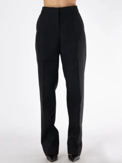JIL SANDER Pantaloni<PANTALONE CHINO CON PIEGE Nero