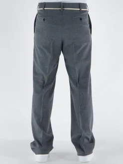 MARNI Pantaloni<PANTALONE CHINO IN LANA CON COULISSE Grigio