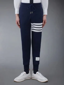 THOM BROWNE Pantaloni<PANTALONE CLASSIC Bianco, Blu
