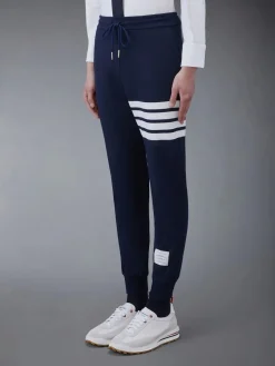 THOM BROWNE Pantaloni<PANTALONE CLASSIC Bianco, Blu