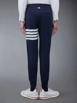 THOM BROWNE Pantaloni<PANTALONE CLASSIC Bianco, Blu