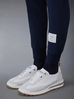 THOM BROWNE Pantaloni<PANTALONE CLASSIC Bianco, Blu