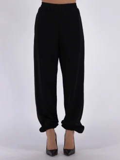 JIL SANDER Pantaloni<PANTALONE CON COULISSE IN VITA Nero