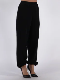 JIL SANDER Pantaloni<PANTALONE CON COULISSE IN VITA Nero