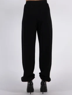 JIL SANDER Pantaloni<PANTALONE CON COULISSE IN VITA Nero