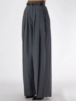 JIL SANDER Pantaloni<PANTALONE CON PIEGE Grigio