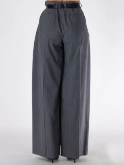 JIL SANDER Pantaloni<PANTALONE CON PIEGE Grigio
