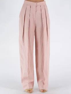 STELLA MCCARTNEY Pantaloni<PANTALONE CON PIEGHE Rosa