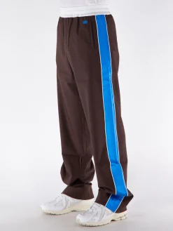 WALES BONNER Pantaloni<PANTALONE COURAGE Azzurro, Marrone
