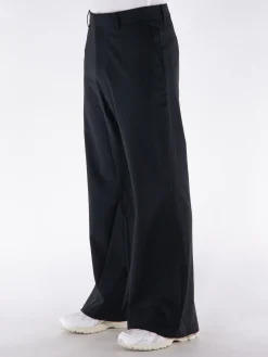 MARCELO BURLON Pantaloni<PANTALONE CROSS POLY WOOL Nero