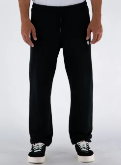 MARCELO BURLON Pantaloni<PANTALONE CROSS RELAX SWEATPANTS Bianco, Nero