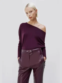 SIMKHAI Pantaloni<PANTALONE DAHLIA STRAIGHT Viola