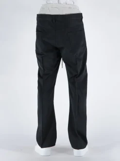 MAISON MIHARA YASUHIRO Pantaloni<PANTALONE DOUBLE WAIST WESTERN Bianco, Nero