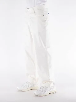 POP TRADING COMPANY Pantaloni<PANTALONE DRS LINEN Bianco