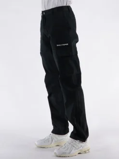 DAILY PAPER Pantaloni<PANTALONE ECARGO Nero