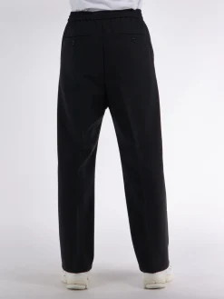 AMI Pantaloni<PANTALONE ELASTICATED Nero
