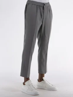 AMI Pantaloni<PANTALONE ELASTICATED Grigio