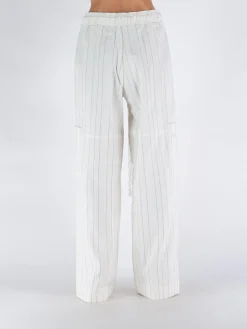 WALES BONNER Pantaloni<PANTALONE ETERNAL Azzurro, Bianco