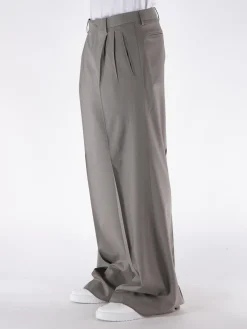 ETRO Pantaloni<PANTALONE EXTRA-WIDE DOUBLE PLEAT Marrone