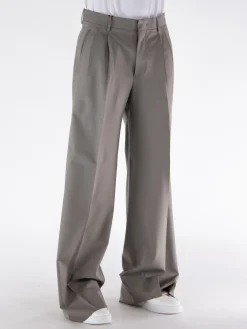 ETRO Pantaloni<PANTALONE EXTRA-WIDE DOUBLE PLEAT Marrone