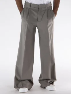 ETRO Pantaloni<PANTALONE EXTRA-WIDE DOUBLE PLEAT Marrone