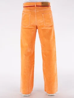 MARNI Pantaloni<PANTALONE FLARED Arancione