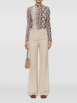 Pantaloni<PANTALONE FLARED Beige